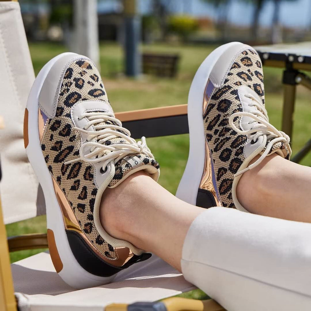 OrthoComfoot leopard design great for work and casual wear