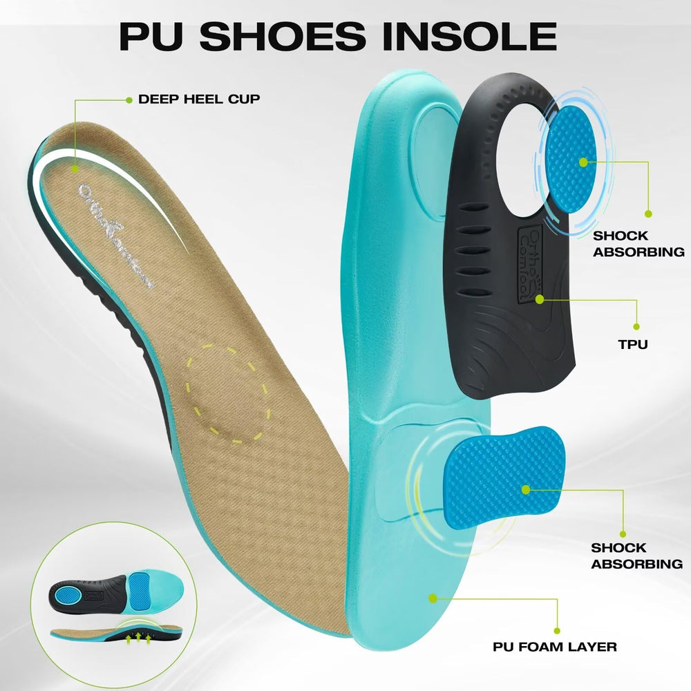 OrthoComfoot outsole grip demonstrating stable traction on surfaces