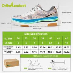 OrthoComfoot metatarsal pad sneaker supports forefoot comfort