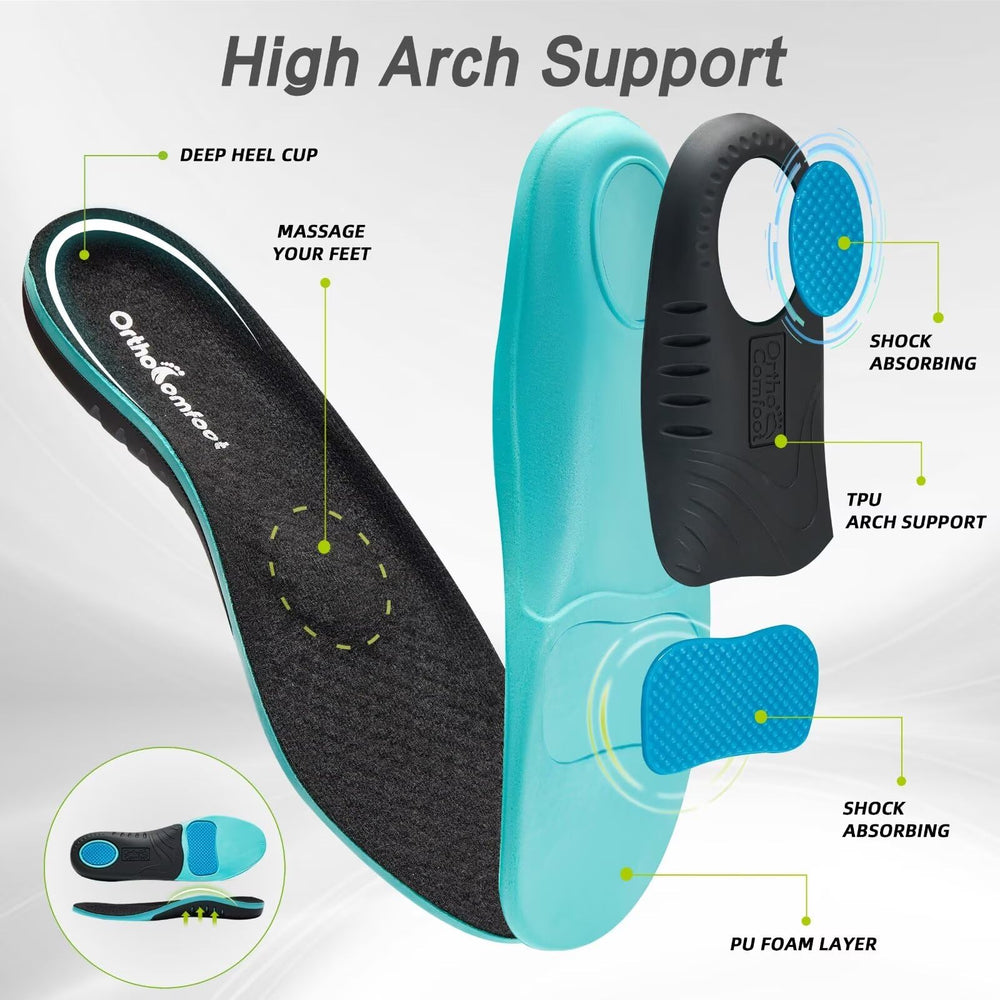 OrthoComfoot lightweight design reducing foot fatigue during walks.
