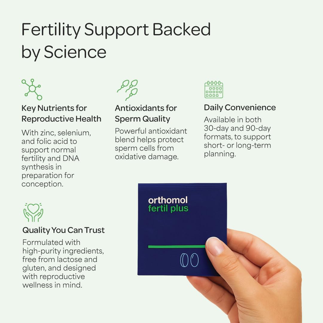 Orthomol Fertil Plus multivitamin tablet providing essential micronutrients
