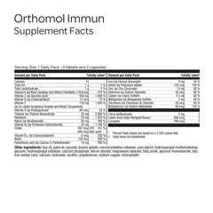 Orthomol Immun daily pack foil packaging for travel-friendly use.