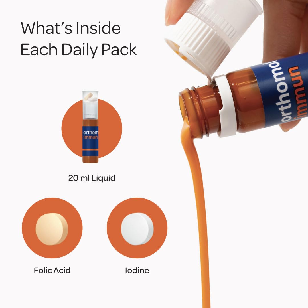 Orthomol Immun folic acid pill with minerals for daily balance.