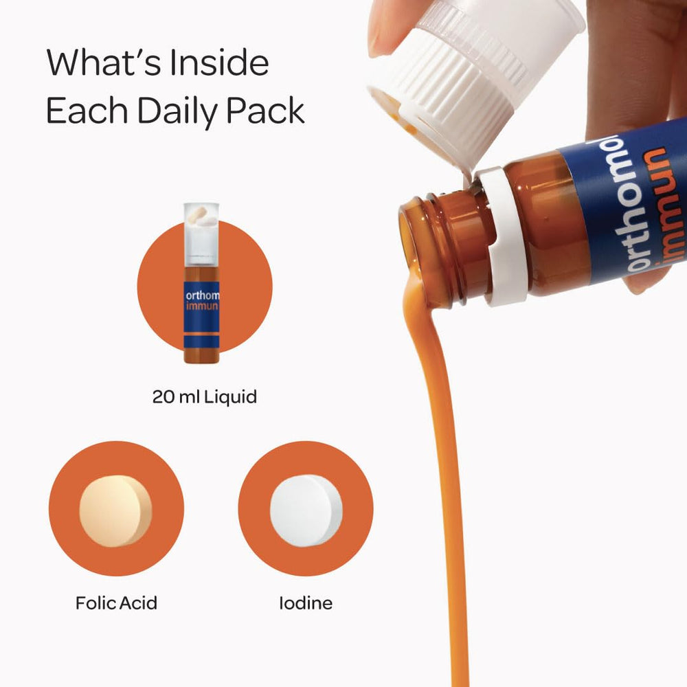 Orthomol Immun folic acid pill with minerals for daily balance.