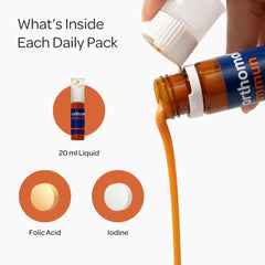 Orthomol Immun ready-to-go daily pack supports routine during busy days.