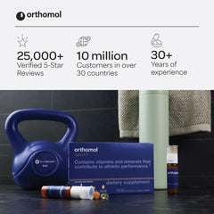 Orthomol Sport daily routine setup for seven‑day plan