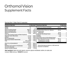 Orthomol Vision DHA-omega-3 capsule close-up emphasizing visual function.