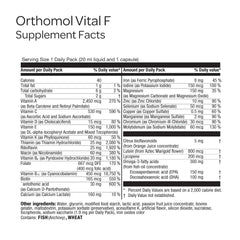 Orthomol Vital F omega-3-capsule closeup highlights essential fatty acids.