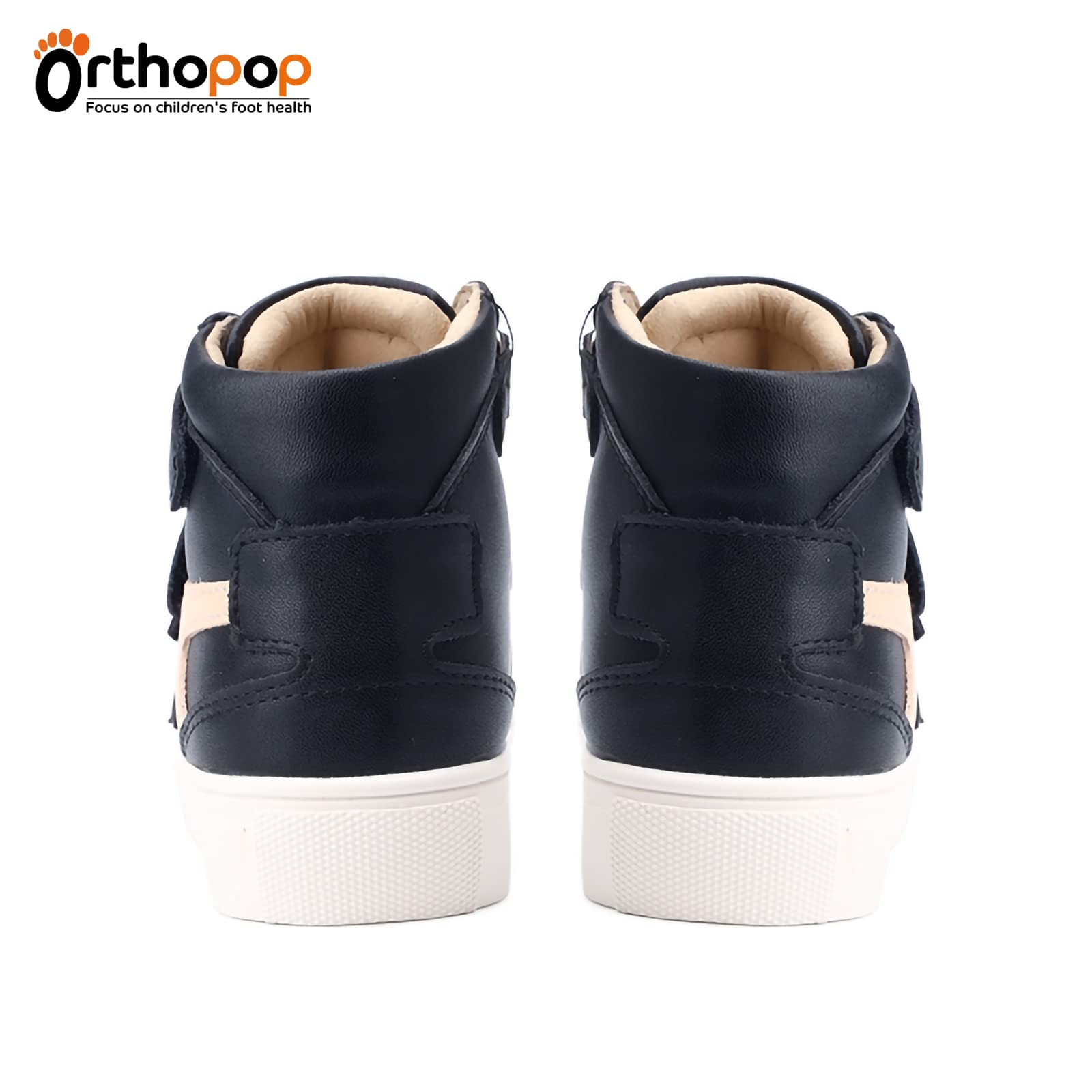 Orthopop kids heel-lock system stabilizes the ankle during activity
