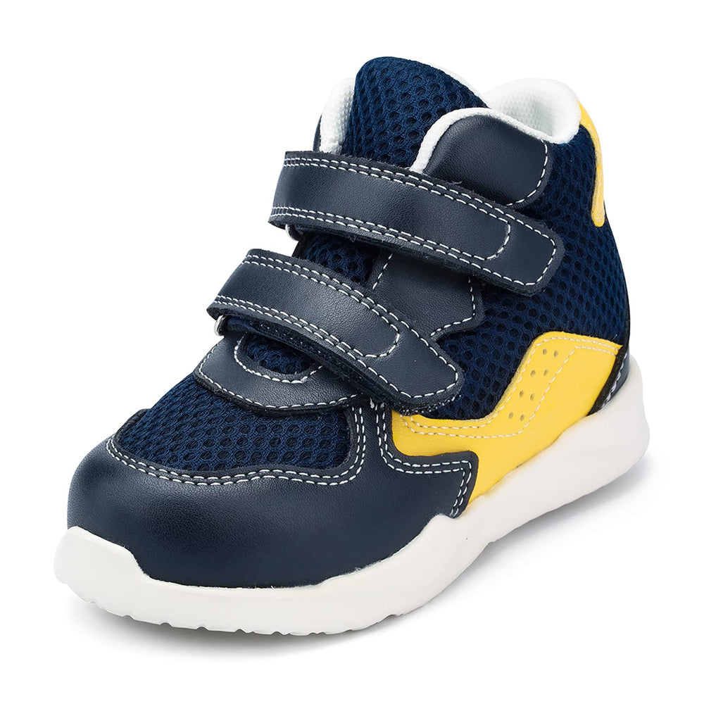 Orthopop kids orthopedic shoes blue arch-support features helping growing arches during play