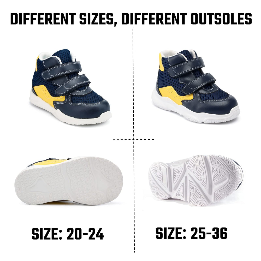 Orthopop kids orthopedic shoes blue Velcro-closure allows easy on and off