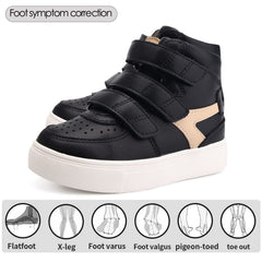 Orthopop ankle-support helps align feet during activities.