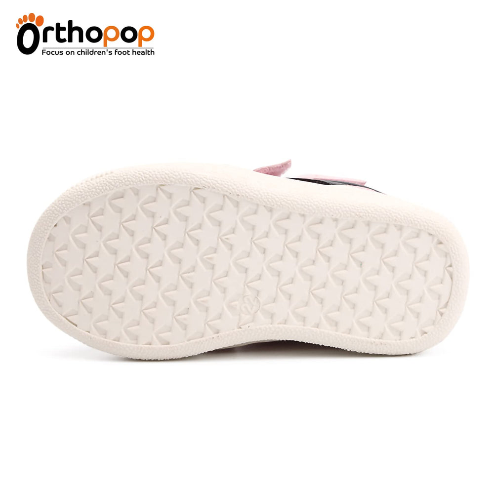 Orthopop lightweight comfort shoes support active kids without sacrificing flexibility.