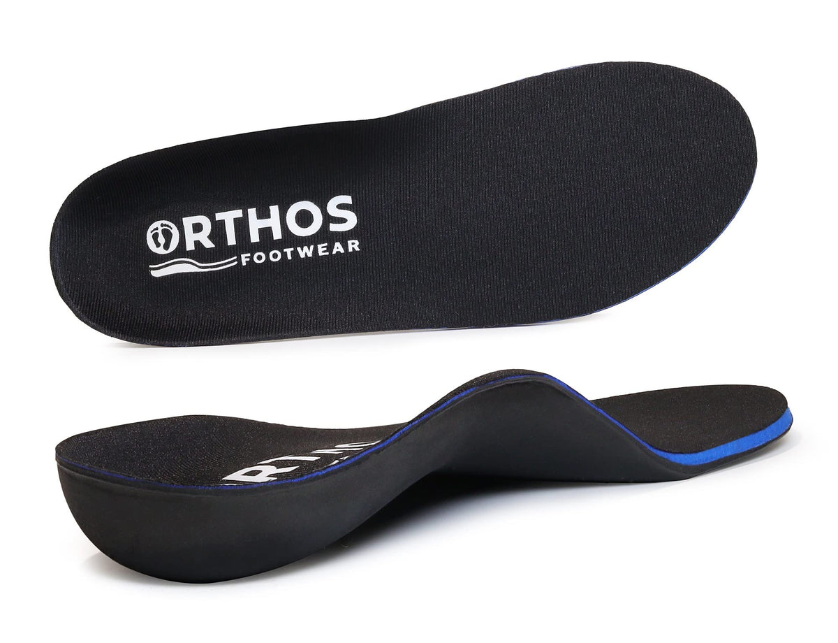 ORTHOS Footwear Orthotic Inso Black full-length insole supports the entire foot.