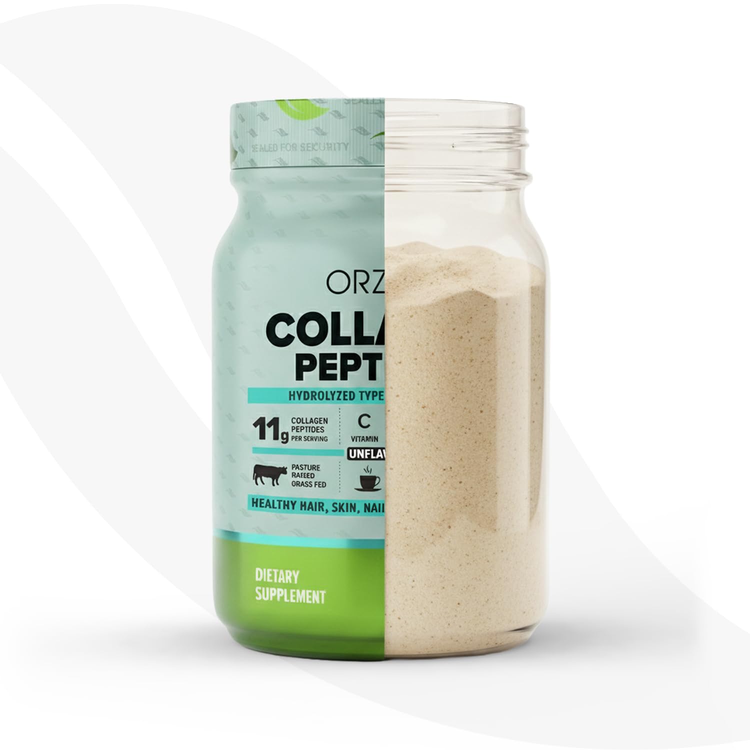 ORZAX Collagen Peptides daily-use visual suggesting versatile routine