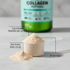 ORZAX Collagen Peptides with hyaluronic acid and vitamin C emphasis on skin hydration support