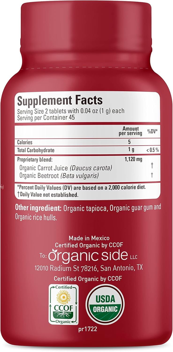 OS Organic Side two pack bottle set for easy wellness routines