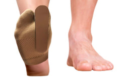 OS1st TT3 turf toe brace on left foot supports daily activities with steady stability.
