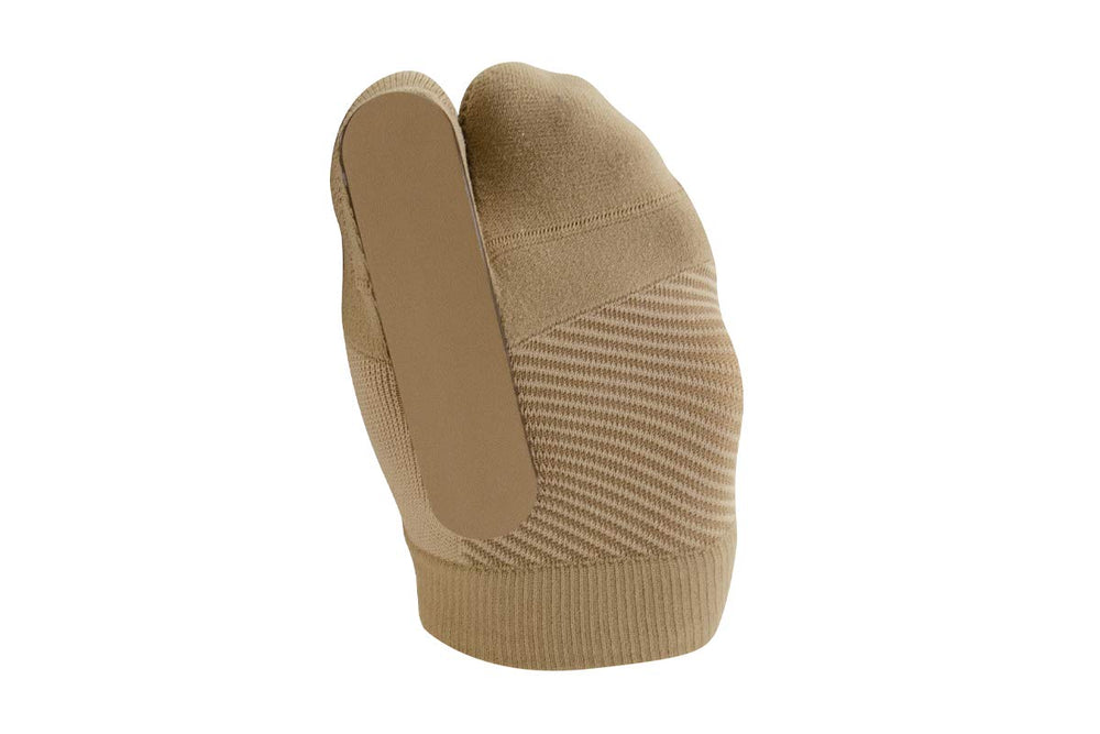 OS1st TT3 turf toe brace on foot wearing sandal for easy everyday wear