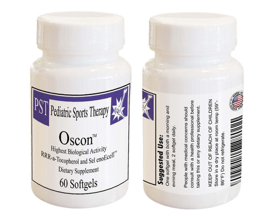 OSCON 60-count bottle front featuring softgel capsules for antioxidant support.