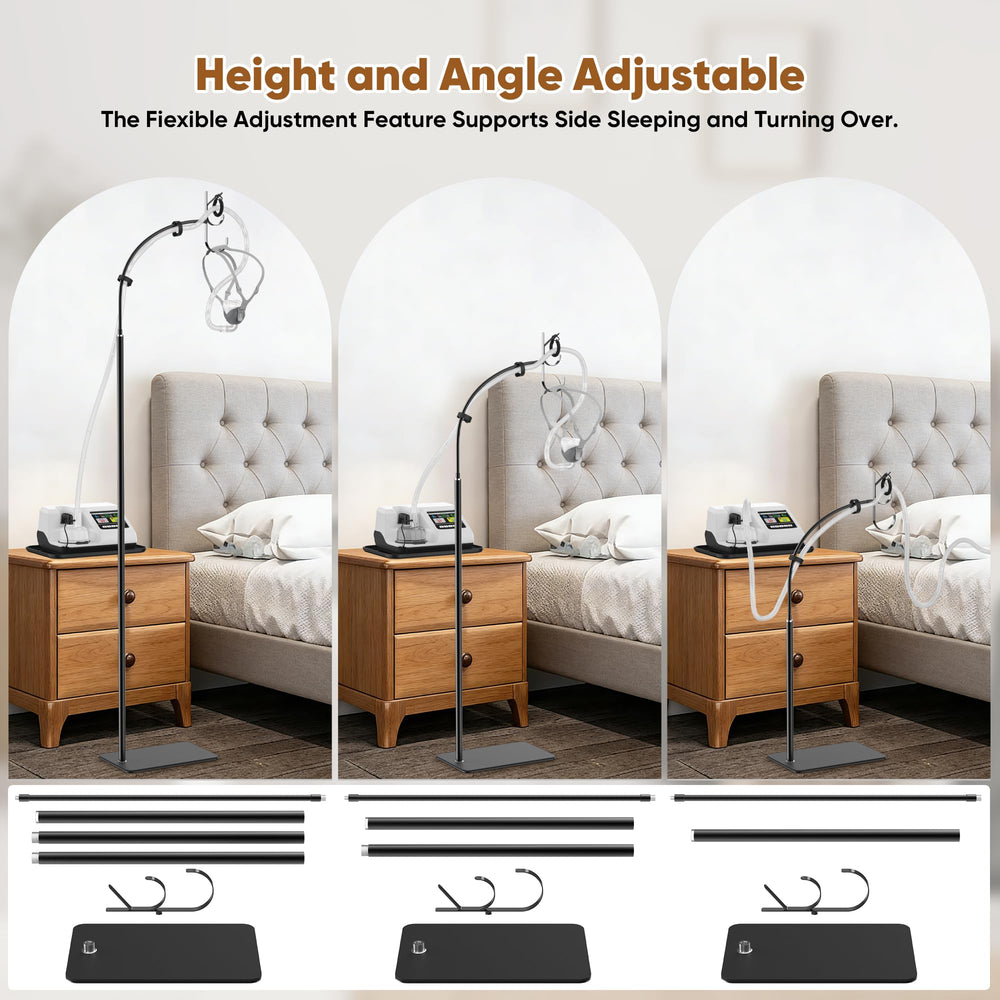Oslora CPAP organization mat reduces clutter and condensation risk.
