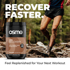 Osmo Rapid Recovery serving scoop highlights convenient, high-protein recovery