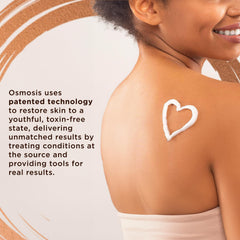 OSMOSIS Skin Clarifier bottle shows 160 count for long-term use.