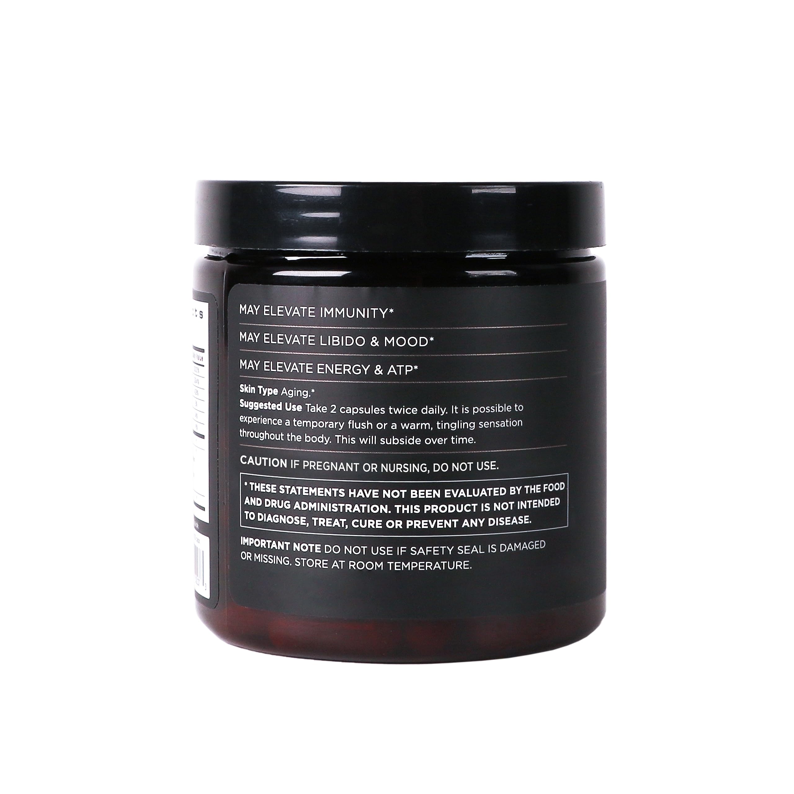 OSMOSIS Elevate label closeup emphasizes ingredient focus and product credibility.
