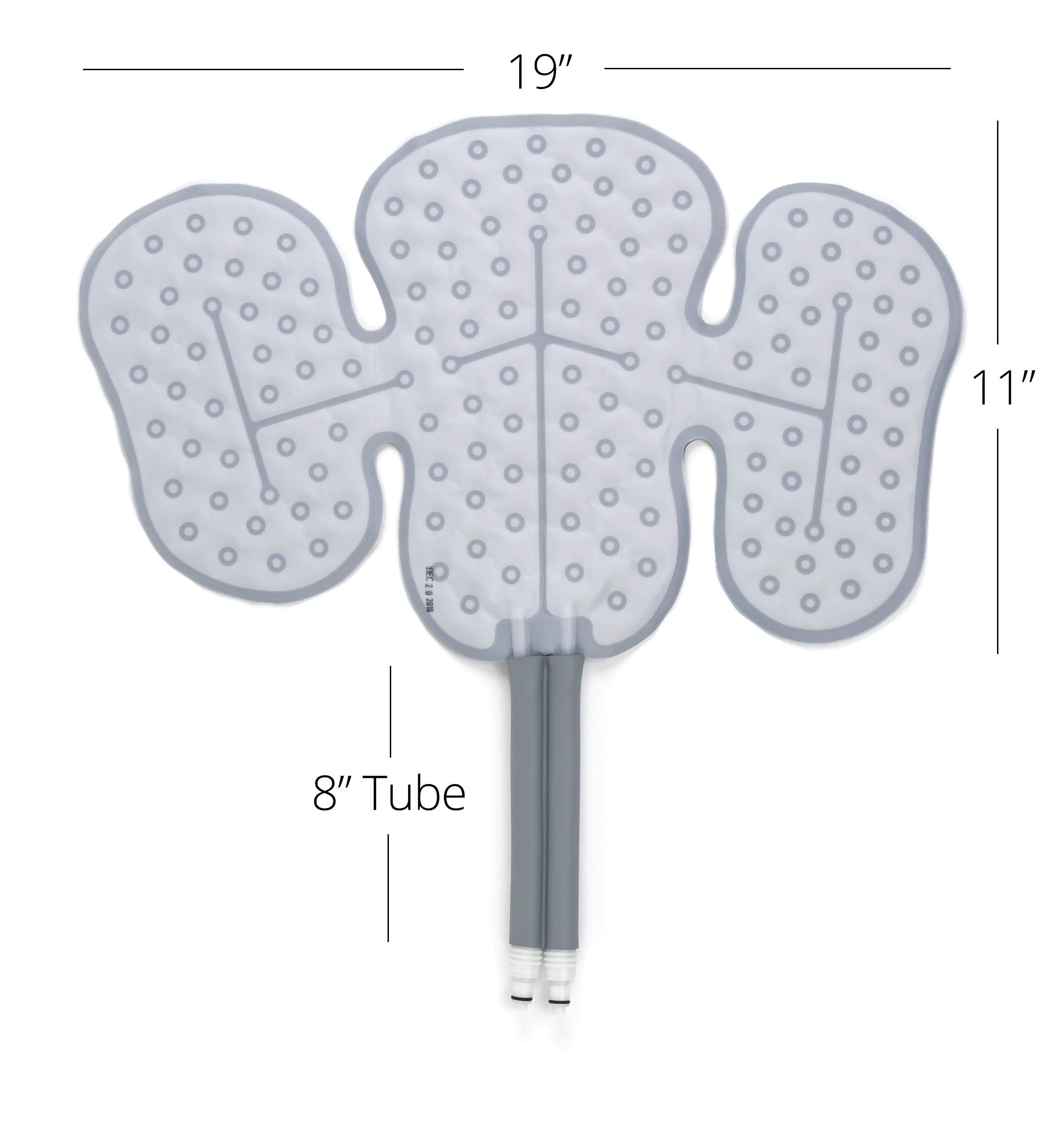 Ossur Cold Rush Hip Pad left packaged with connectors and straps