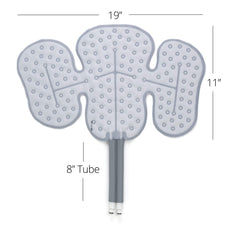 Ossur Cold Rush Hip Pad left packaged with connectors and straps
