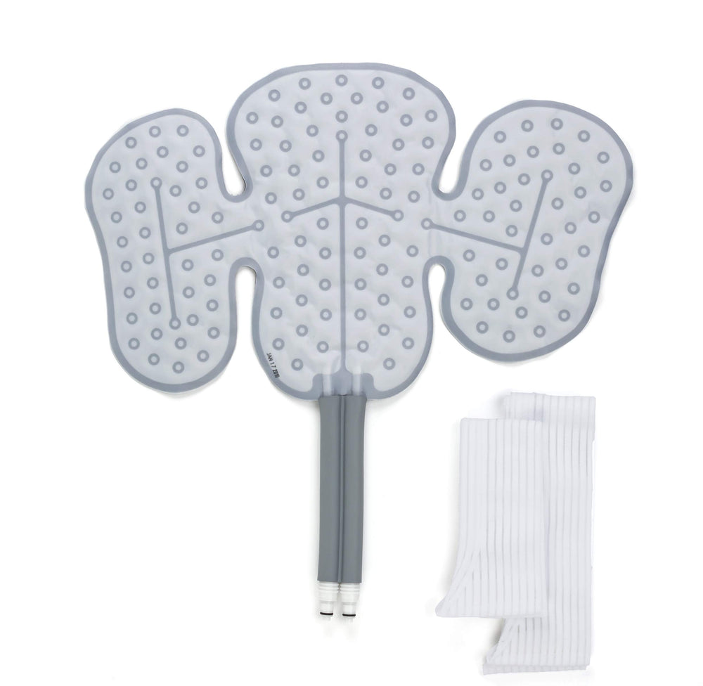 Ossur Cold Rush hip pad right hip coverage for post-operative cooling.