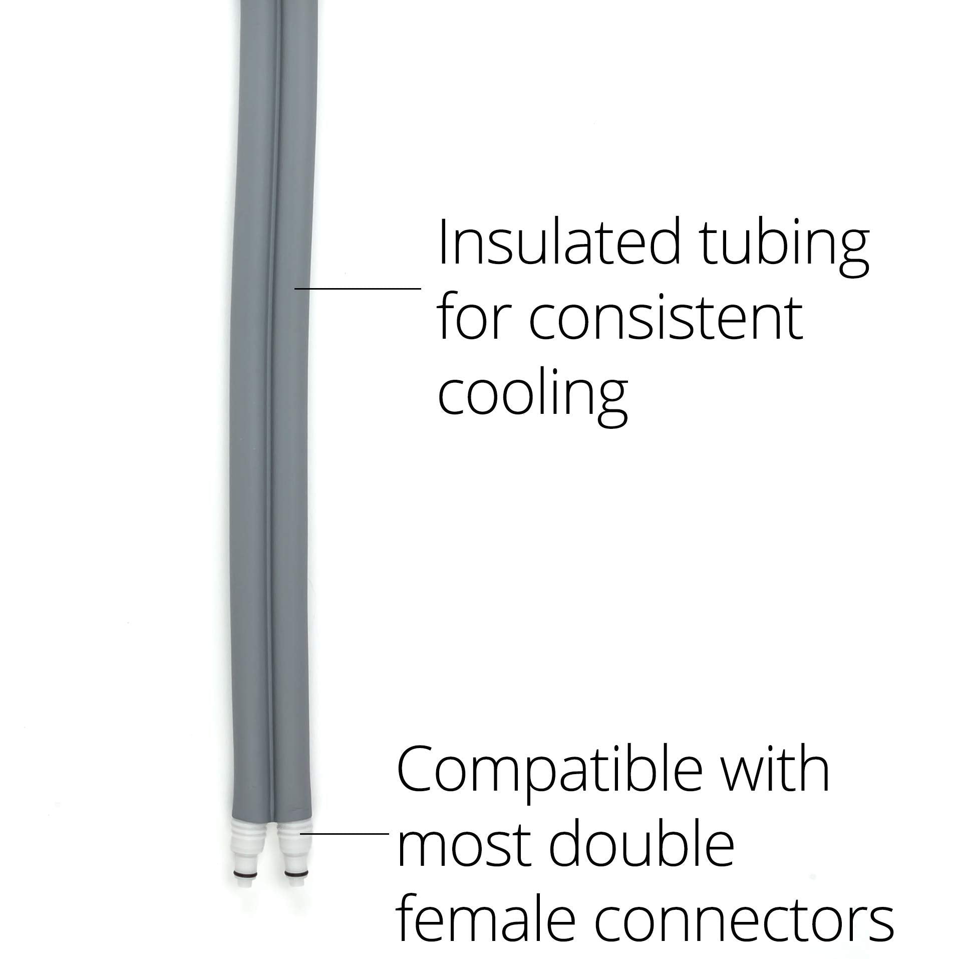 Interchangeable pad for Cold Rush system providing localized cooling where needed