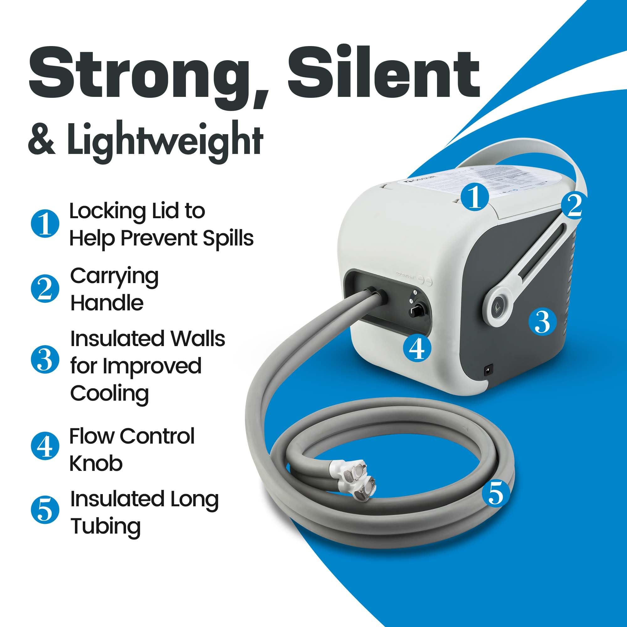 Ossur Cold Rush large shoulder pad provides targeted comfort during recovery