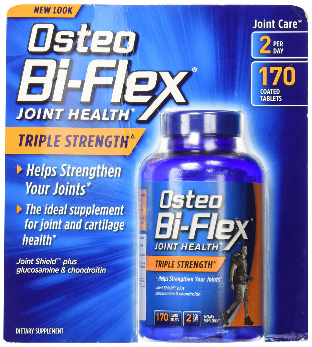 Osteo Bi-Flex Triple Strength 170 caplets bottle, supporting daily joint comfort.