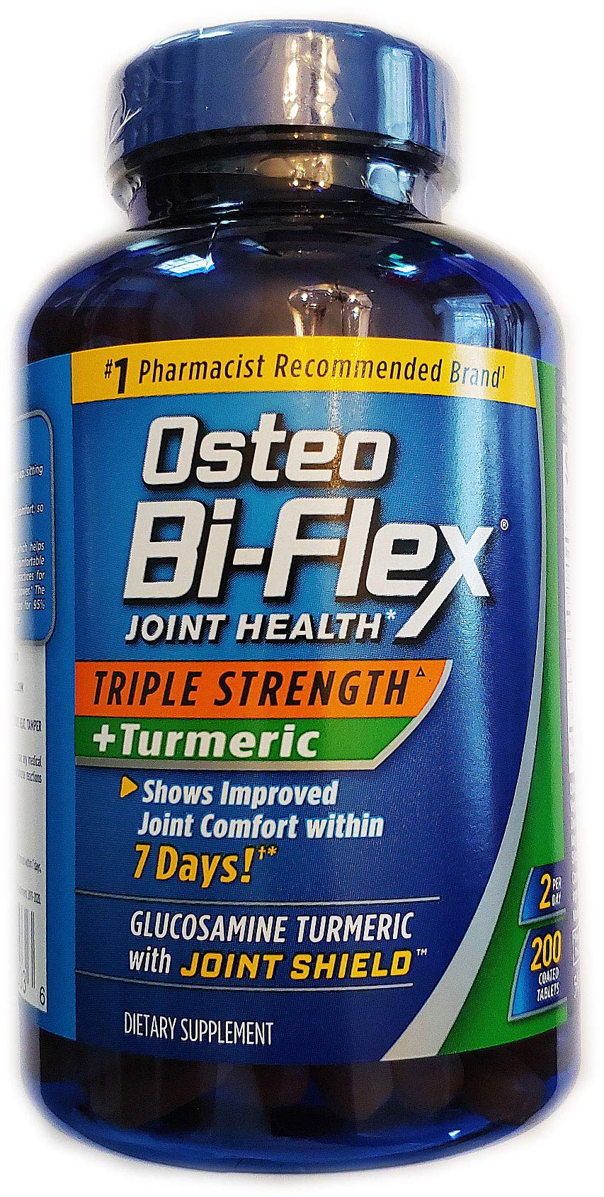 Osteo Bi-Flex Triple Strength Turmeric bottle with 200 tablets for joint support