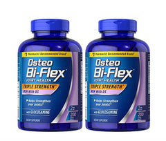 Osteo Bi-Flex triple strength MSM Vitamin D3 bottle for easy swallowing and daily joint support.