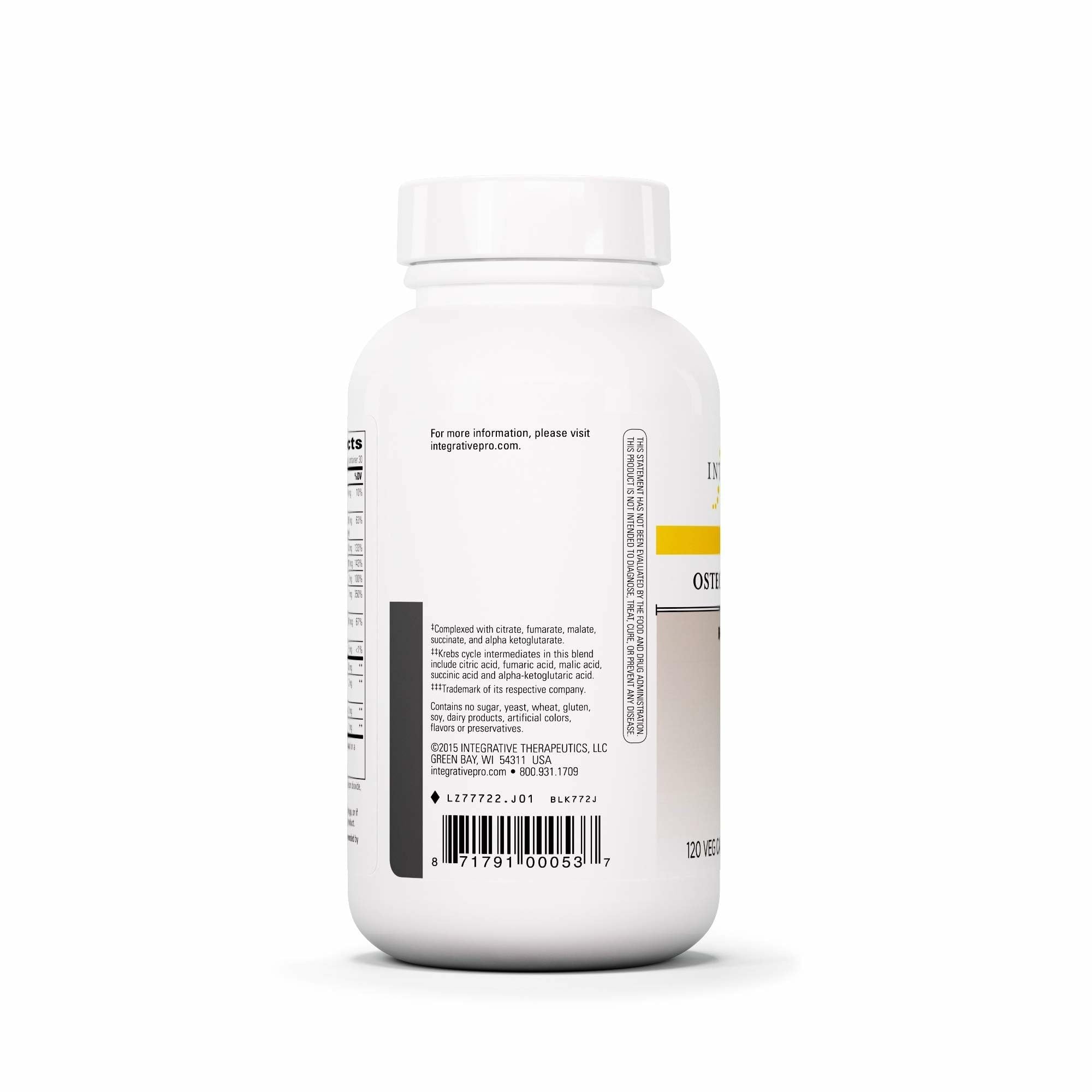 Osteoprime Forte label details dairy-free and gluten-free formulation.