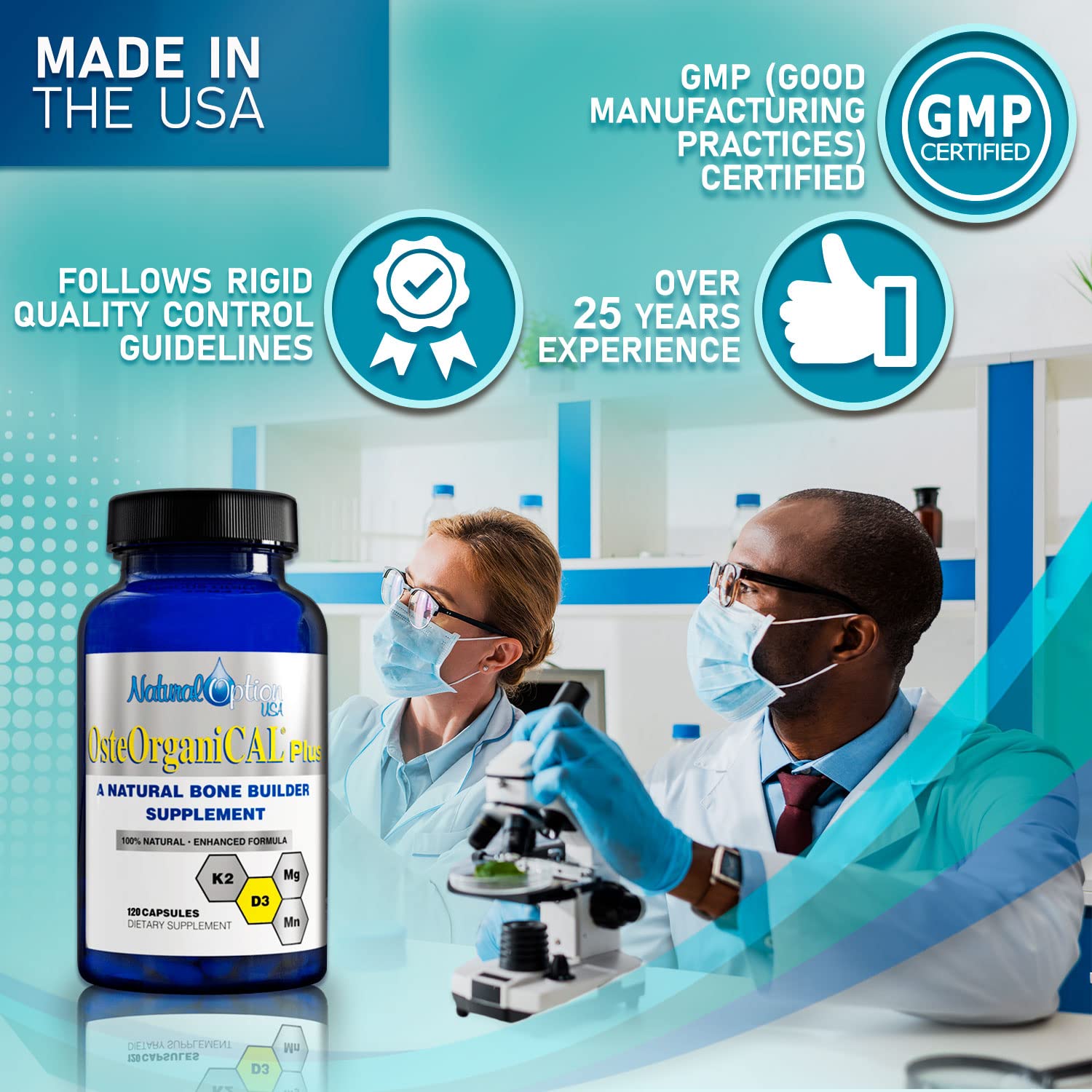 Osteorganical Plus Iceland-sourced algae calcium image highlights sustainable mineral source