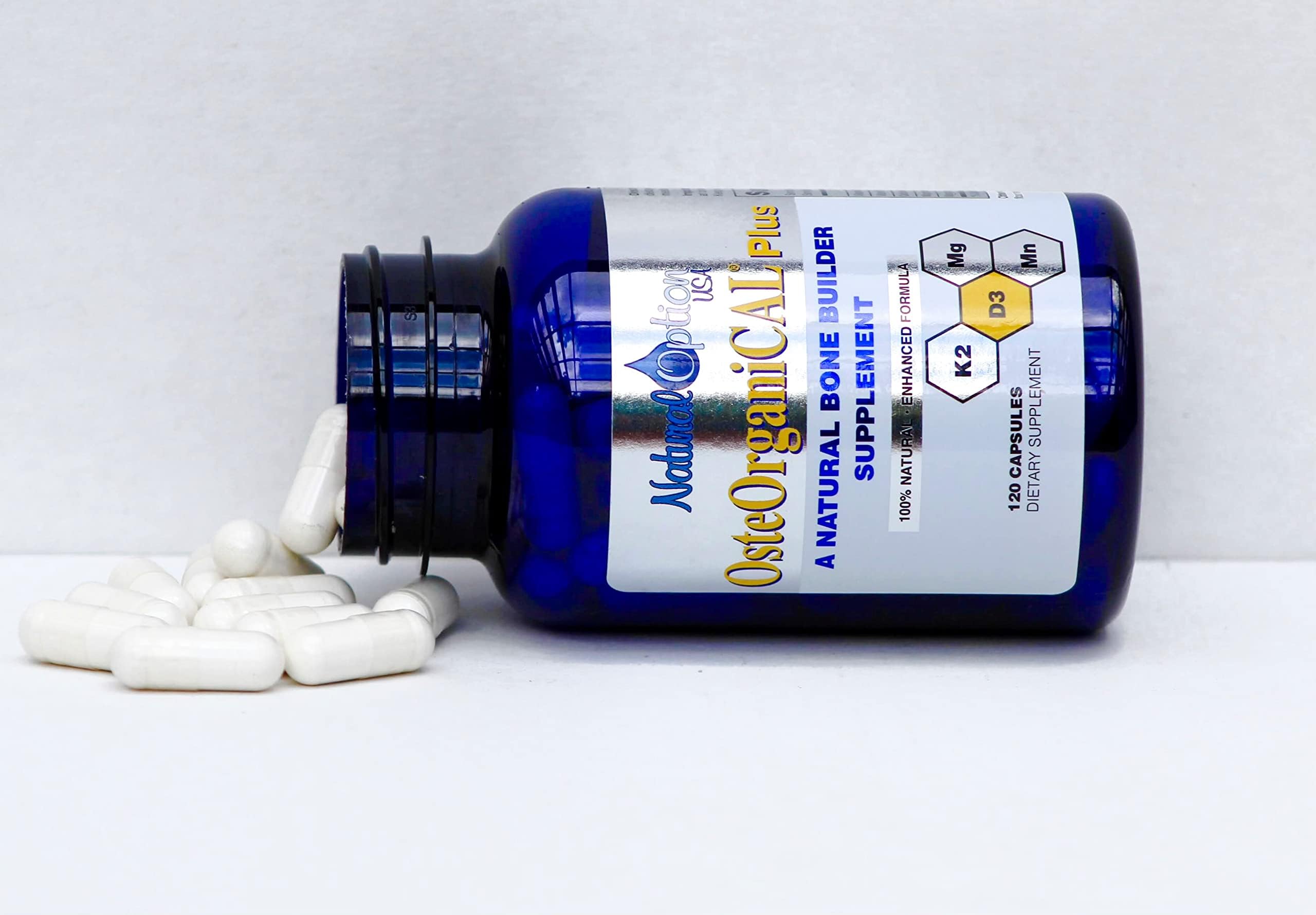 Osteorganical Plus bottle beside natural light suggesting daily wellness