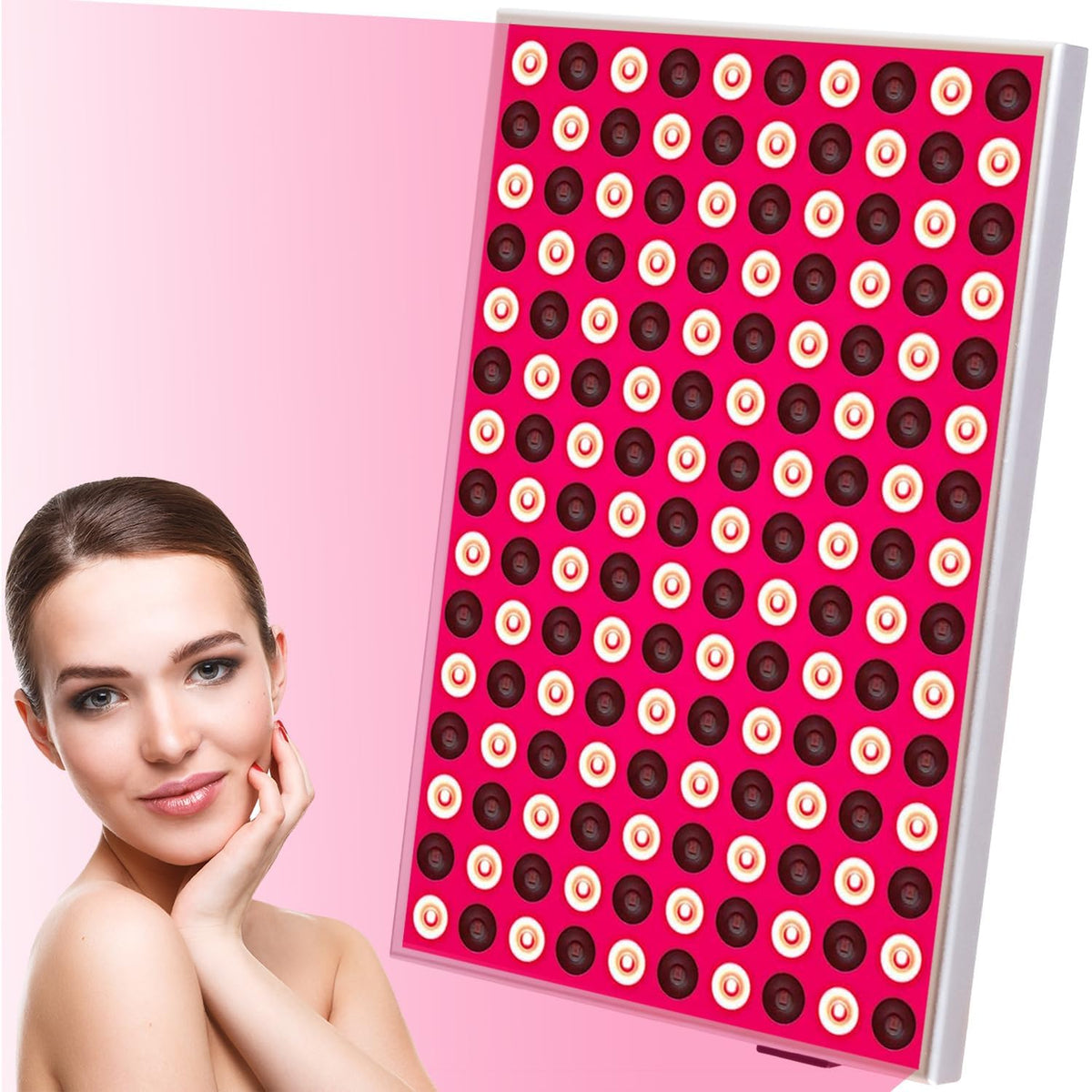 Osunby red light panel front view for home use and everyday sessions.