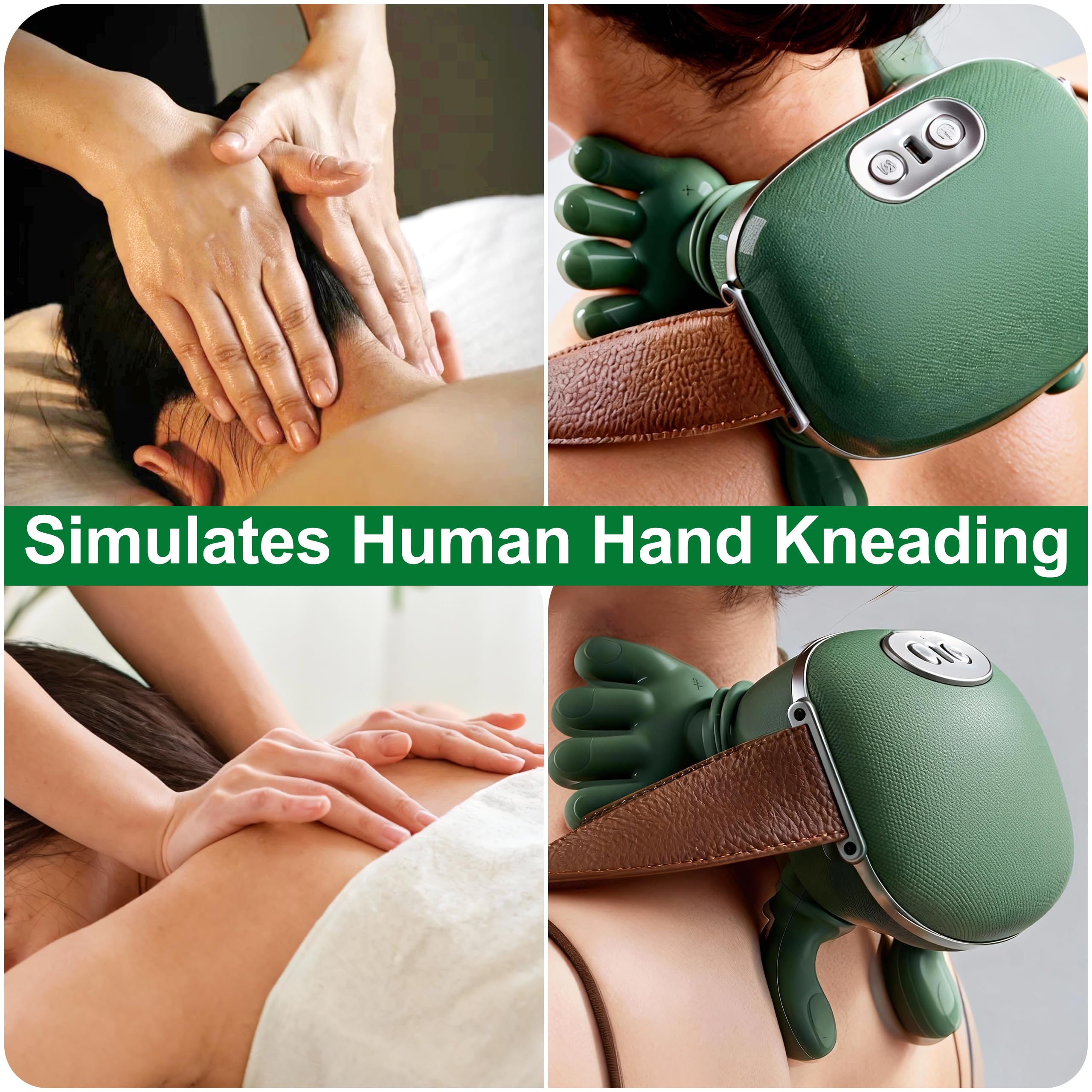 OTAVILEM neck massager ergonomic design for a comfortable, secure fit.