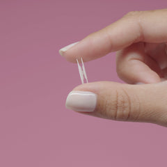 Otostick Baby ear-correctors on baby ear demonstrate discreet, pain-free positioning.