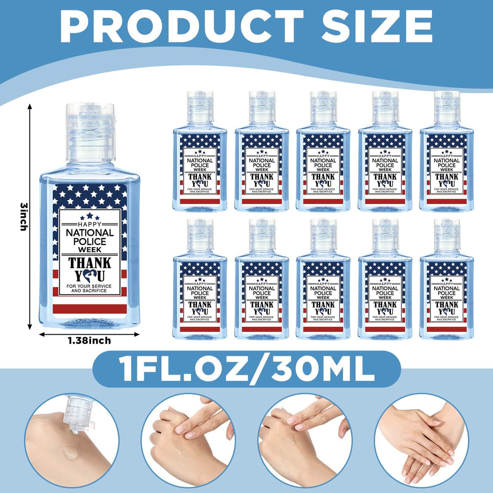 Oudain mint-scented mini hand soap with blue liquid, perfect for event bags.
