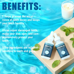 OUHENGTEK adult daily use icon promoting safe at-home dental care.