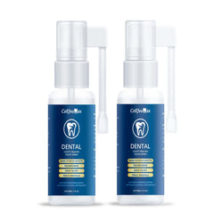 Close-up mist from OUHENGTEK Enamel Care Mouth Spray for instant freshness.