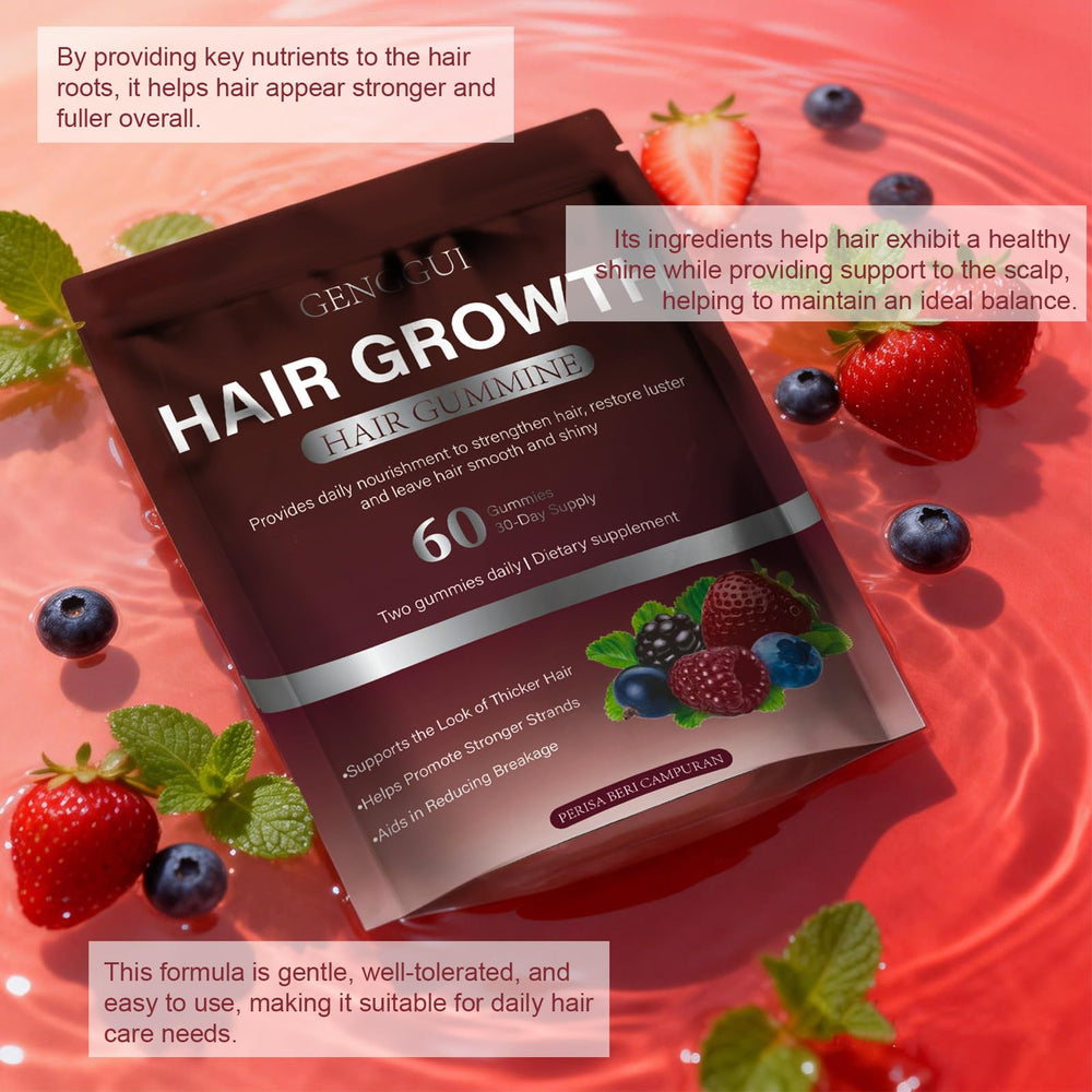 OUHENGTEK Gummies texture closeup suggests soft chew enjoyable daily routine.
