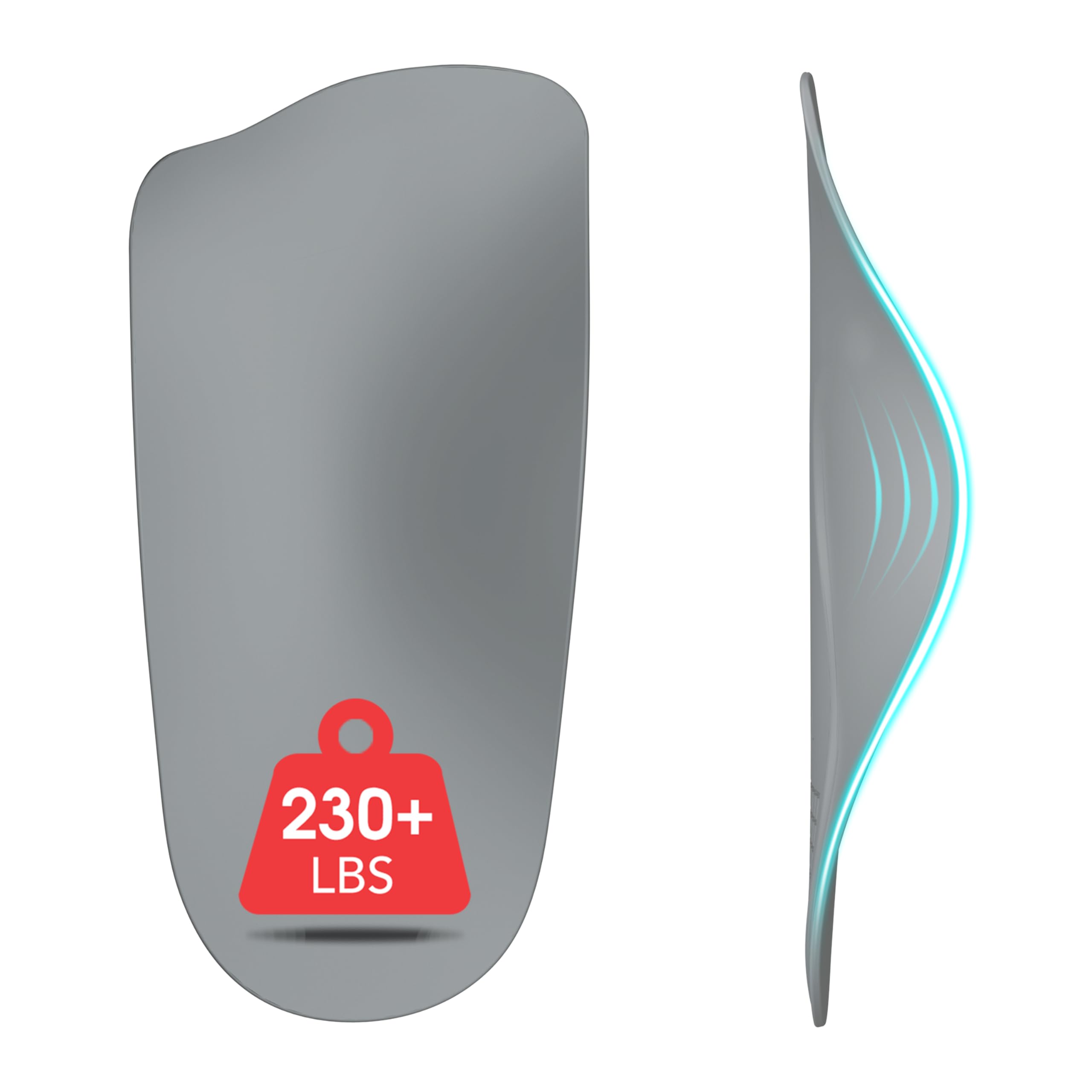 OUOKK plantar fasciitis relief arch support insole with three-quarter length for all-day comfort.