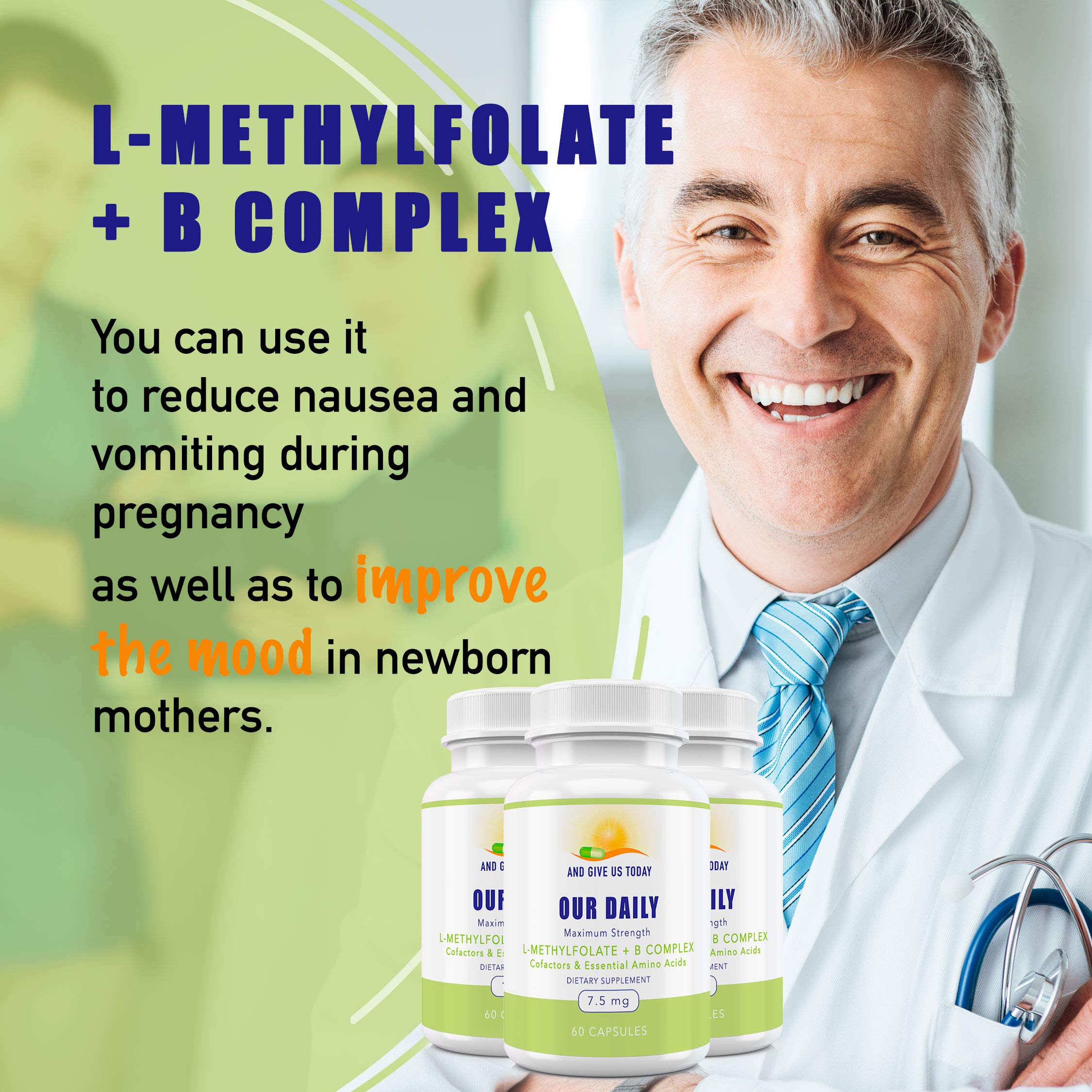 Ingredients panel of Our Daily Vites L-Methylfolate B Complex