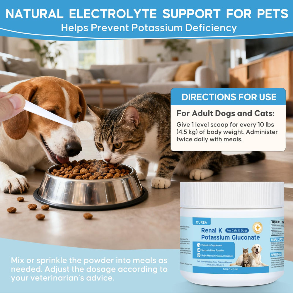 Ourea Renal K helps maintain electrolyte balance during kidney health routines.