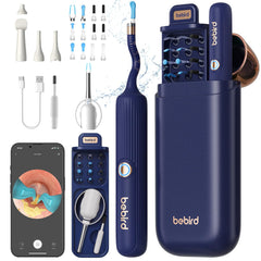 Oushome Bebird ear-wax removal camera shows clear ear visuals for safe inspection
